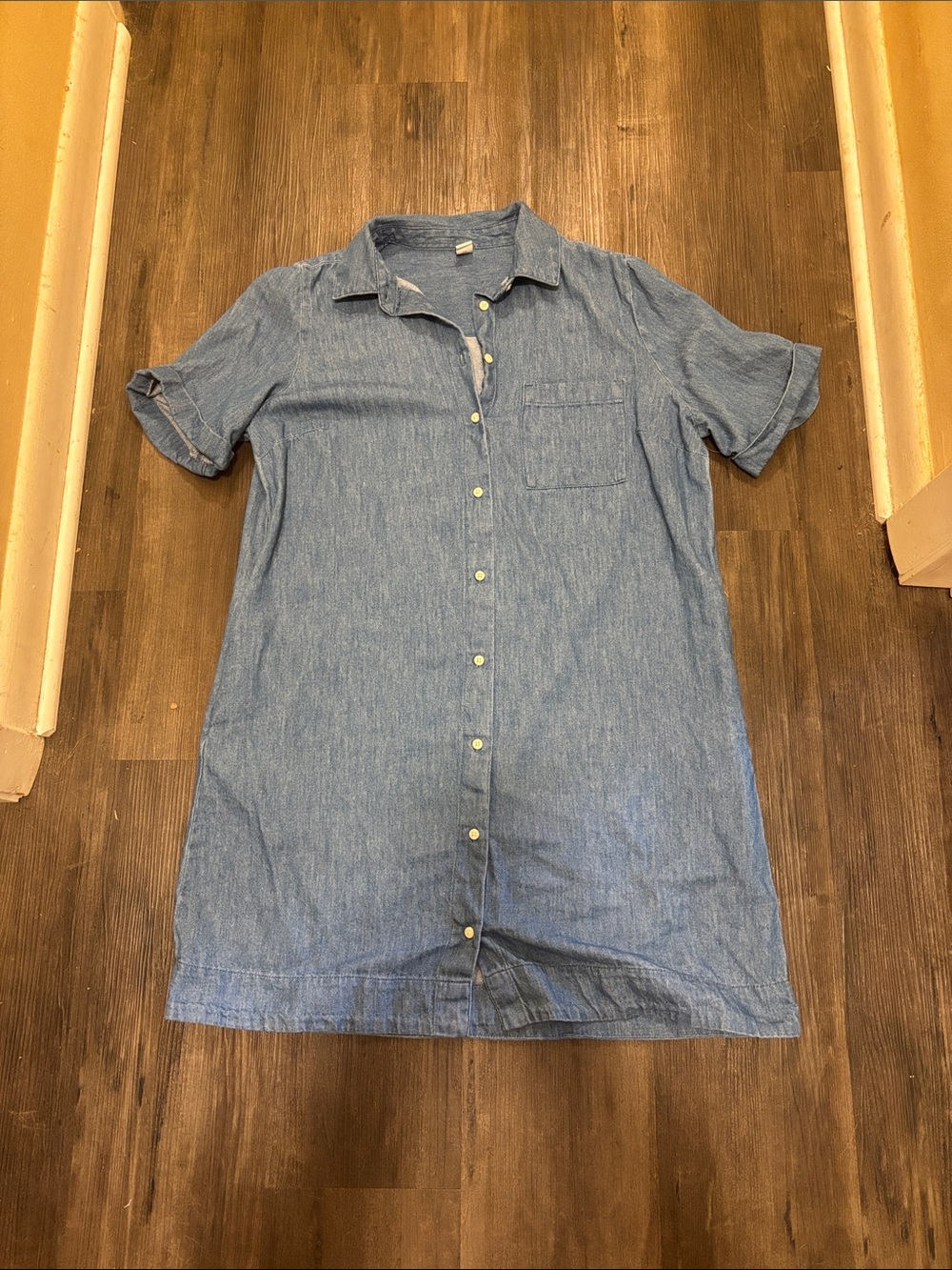 Chambray Shirtdress